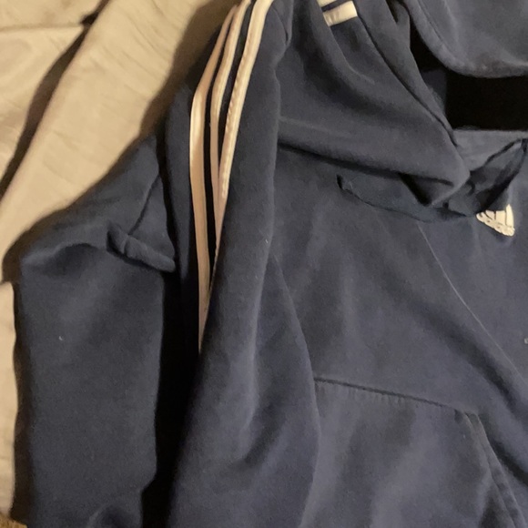 Navy Adidas hoodie - Picture 3 of 3